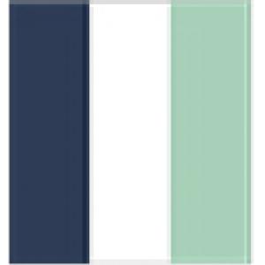 A(Navy Blue) +B( White)+C(Mist Green)