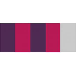 A(Grape)+B(Deep Pink)+C(Grape)+D(Deep Pink)+E(Gray)