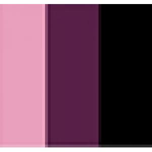 A(Light Pink)+B(Purple)+C(Black)