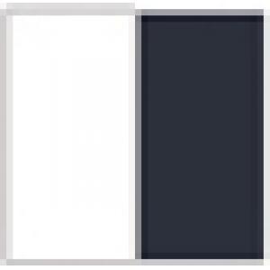A(White)+B(Navy Blue)