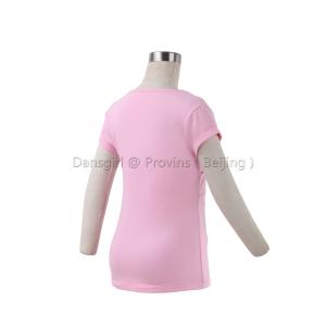 Child Cap Sleeve Top with Overlap Front 