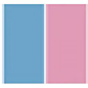 A(Sky Blue)+B(Light Pink)