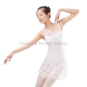 Camisole Leotard with Lace Skirt