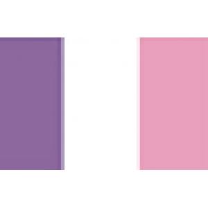 A(Light Grape Purple)+B(White)+C(Light Pink)