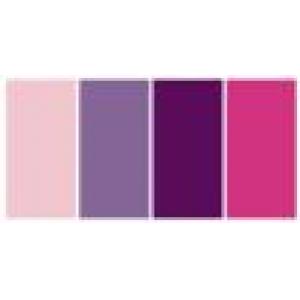 Pale Pink + Light Grape Purple + Grape Purple + Deep Pink