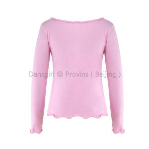 Boat Neck Long Sleeve Top