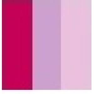 A(Deep Pink)+B(Light Grape Purple)+C(Pale Pink)