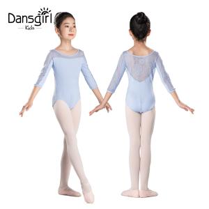 3/4 Sleeve Leotard With D Lace
