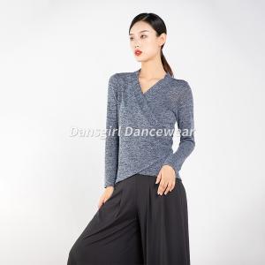 Overlap Front Long Sleeve Top