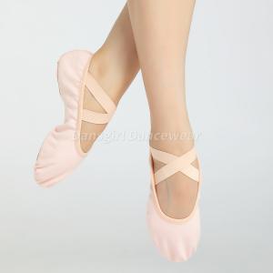 Canvas Split Sole Ballet Dance Shoes( No Tie)