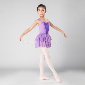 Wide Straps Leotard With Skirts