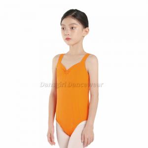 Child Wide Straps Leotard( With Open Crotch)