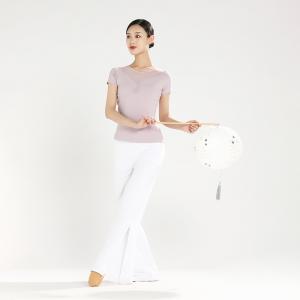 Short Sleeve Top with Pinch Front